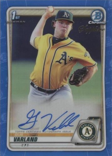 2020 Bowman Chrome Sapphire Edition - Gus Varland #BSPA-GV