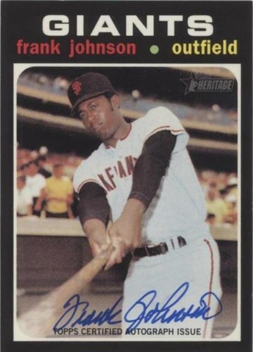 2020 Topps Heritage High Number - Frank Johnson #ROA-FJO