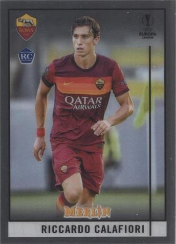 2020-21 Topps Merlin Collection Chrome UCL Riccardo Calafiori #72