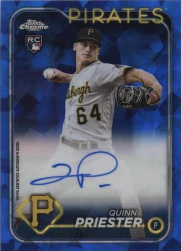 2024 Topps Chrome Sapphire Edition - Quinn Priester #CSA-QP