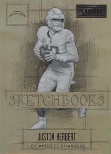 2022 Panini Playbook Justin Herbert #5