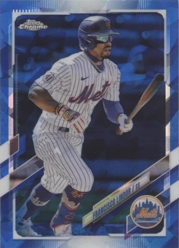 2021 Topps Chrome Update Series Sapphire Edition - Francisco Lindor #US1