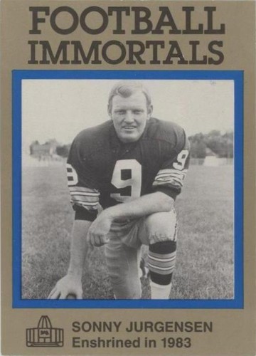 1985-88 Football Immortals Sonny Jurgensen #61