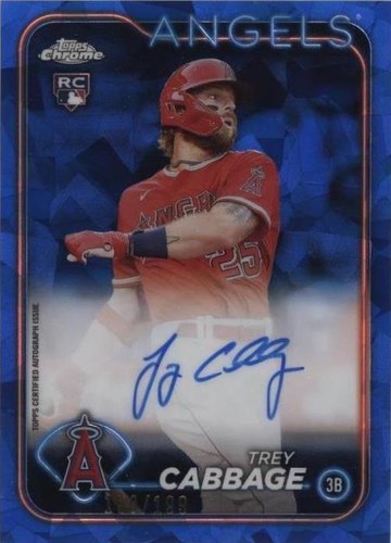 2024 Topps Chrome Sapphire Edition - Trey Cabbage #CSA-TC