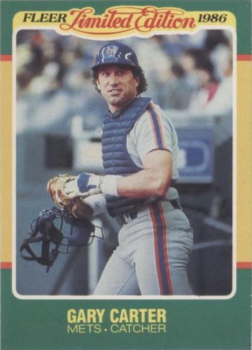 1986 Fleer Limited Edition Baseball Superstars - Gary Carter #10