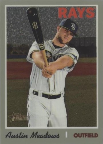 2019 Topps Heritage High Number - Austin Meadows #THC-537