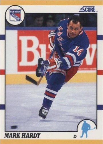 1990-91 Score Rookie & Traded - Mark Hardy #104T