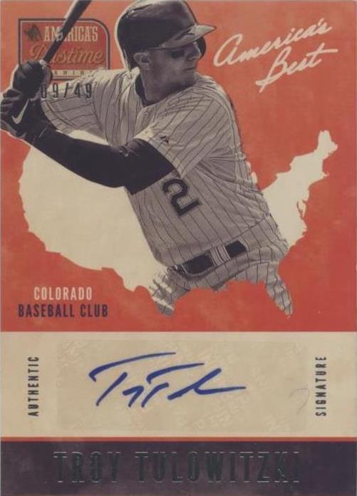 2013 Panini America's Pastime - Troy Tulowitzki #AB-TT