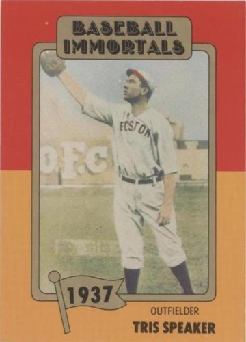 1980-87 SSPC Baseball Immortals - Tris Speaker #11