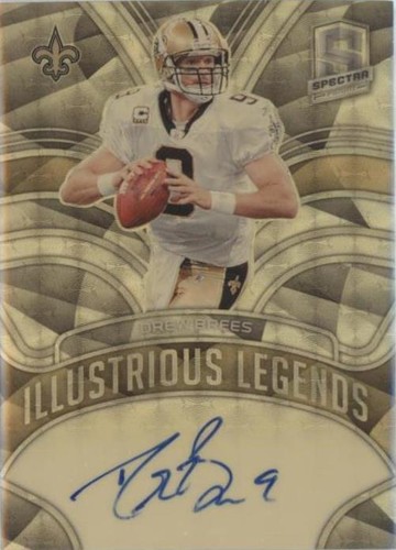 2022 Panini Spectra Drew Brees #ILS-DBR
