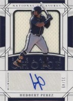 2022 Panini National Treasures - Hedbert Perez #EC-HP