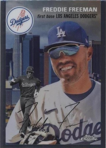 2023 Topps Chrome Platinum Anniversary - Freddie Freeman #54CV-75