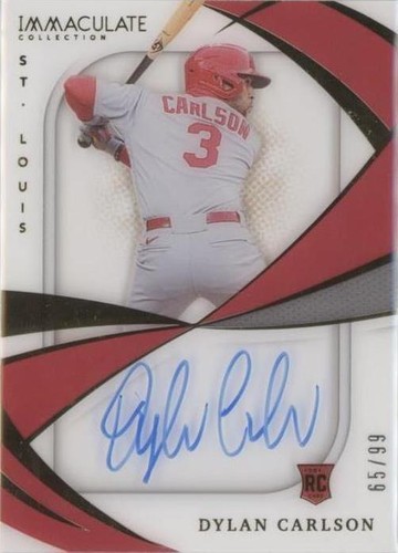 2021 Panini Immaculate Collection - Dylan Carlson #SS-DC