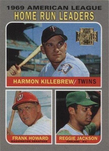 2001 Topps Archives - Frank Howard Harmon Killebrew Reggie Jackson #206