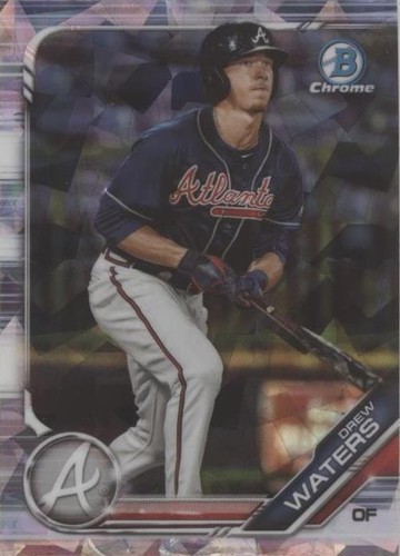 2019 Bowman Chrome Draft Sapphire Edition - Drew Waters #BDC-25