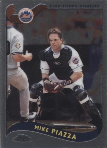 2002 Topps Chrome - Mike Piazza #490