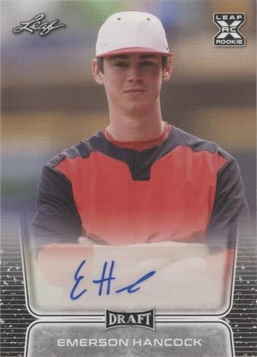 2020 Leaf Draft - Emerson Hancock #BA-EH2