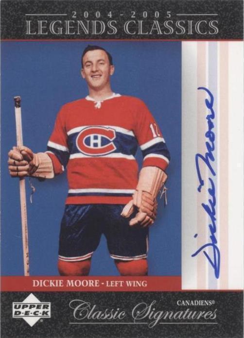 2004-05 Upper Deck Legends Classics - Dickie Moore #CS5