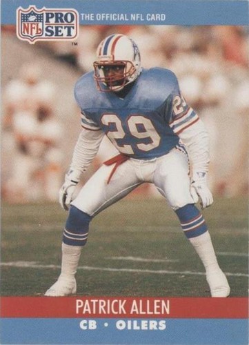 1990 Pro Set Patrick Allen #508