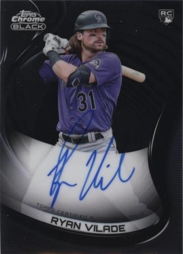 2022 Topps Chrome Black - Ryan Vilade #CBA-RV