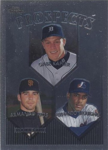 1999 Topps Chrome - Armando Rios Fernando Seguignol Gabe Kapler #432