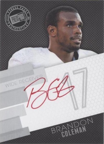 2014 Press Pass Brandon Coleman #PPS-BC2