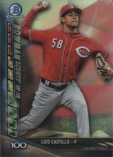 2017 Bowman Chrome - Luis Castillo #BSU-LC