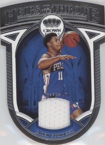 2021-22 Panini Crown Royale - Jaden Springer #HT-JSP