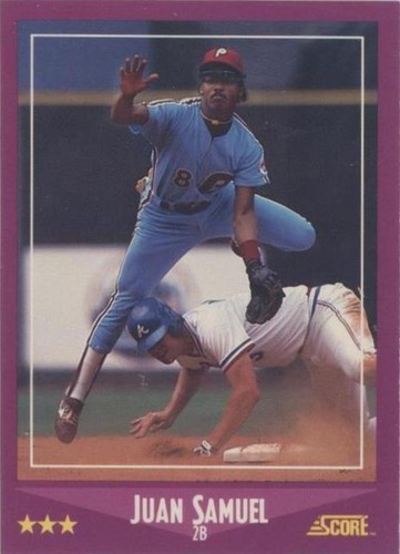 1988 Score - Dale Murphy Juan Samuel #32