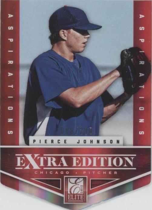 2012 Elite Extra Edition - Aspirations Die-Cut #148 Pierce Johnson /200 ...
