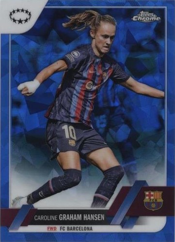 Caroline Graham Hansen 2022-23 Topps Chrome UEFA Soccer #57