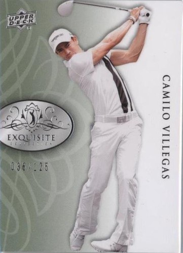 2014 Upper Deck Exquisite Collection - Camilo Villegas #20