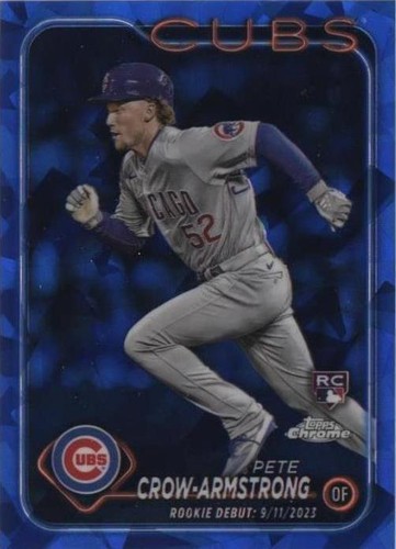 2024 Topps Chrome Update Series Sapphire Edition - Pete Crow-Armstrong #USCS91