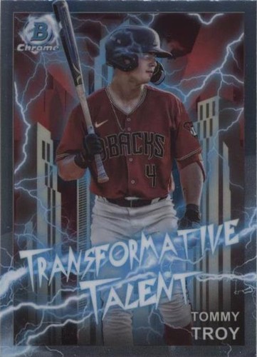 2023 1st Bowman Draft Auto Tommy Troy ON-CARD! Diamondbacks Star 