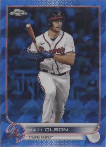 2022 Topps Chrome Update Series Sapphire Edition - Matt Olson #US2