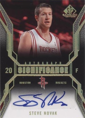 2007-08 SP Game Used - Steve Novak #SI-NO