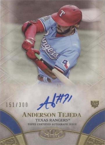 2021 Topps Tier One - Anderson Tejeda #BOA-ATE