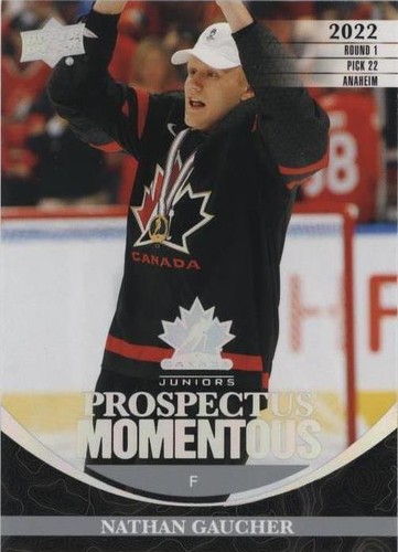 2023 Upper Deck Team Canada Juniors - Nathan Gaucher #PM-34