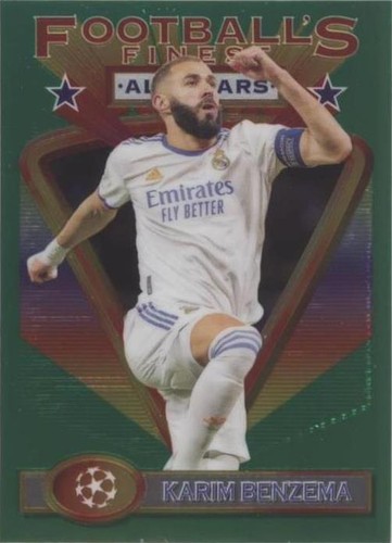 2021-22 Topps Finest Flashbacks UCL Karim Benzema #94