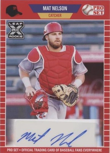2021 Leaf Pro Set Baseball Blaster - Mat Nelson #PS-MN1