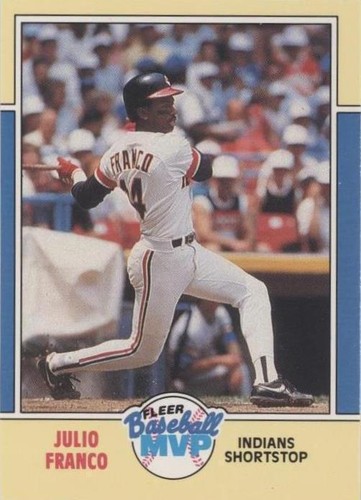 1988 Fleer Baseball MVP - Julio Franco #15