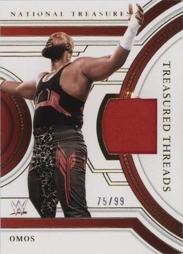 2024 Panini National Treasures WWE - Omos #TT-OMS
