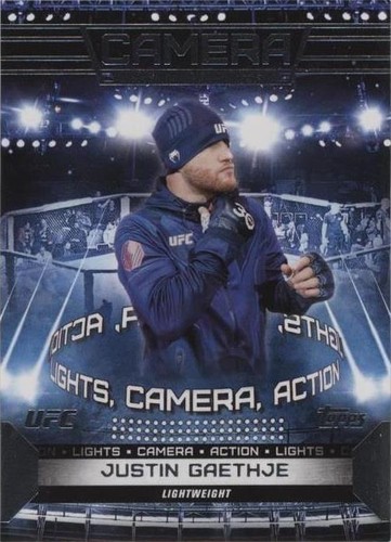 2024 Topps UFC Knockout - Justin Gaethje #CAM-18