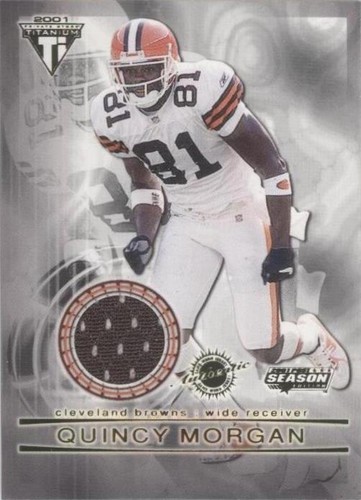 2001 Pacific Private Stock Titanium Postseason Quincy Morgan #37
