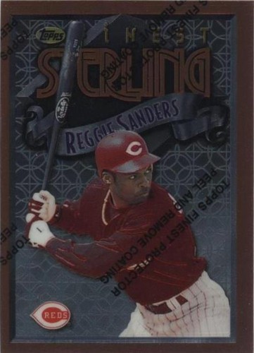 1996 Topps Finest - Reggie Sanders #196