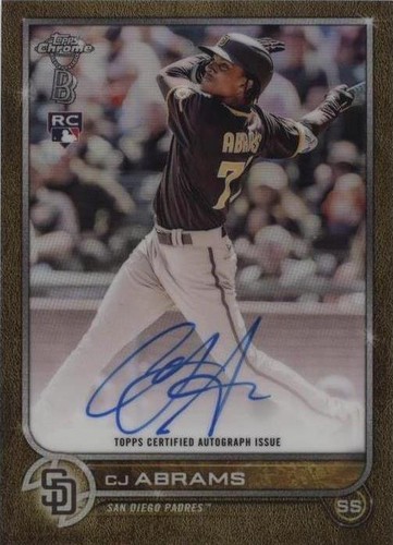 2022 Topps Chrome Ben Baller Edition - C.J. Abrams #BBA-CA