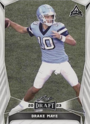 2023 Leaf Draft Drake Maye #34
