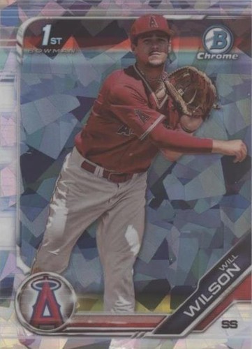 2019 Bowman Chrome Draft Sapphire Edition - Will Wilson #BDC-182