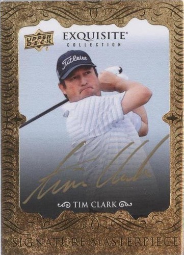 2014 Upper Deck Exquisite Collection - Tim Clark #ESM-TC