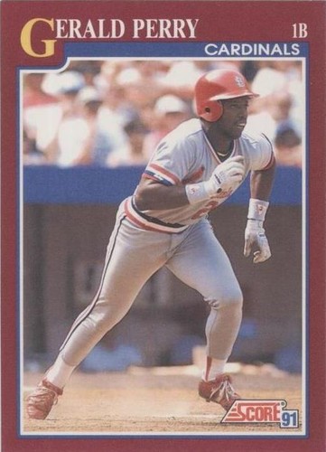 1991 Score Rookie & Traded - Gerald Perry #63T